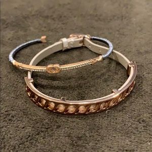 Set of 2 Stella and Dot rose gold bracelets